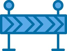 Barrikade-Vektor-Icon-Design vektor