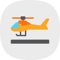 Hubschrauber-Vektor-Icon-Design vektor