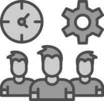 Teamwork-Vektor-Icon-Design vektor