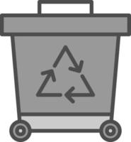 Recycling-Vektor-Icon-Design vektor