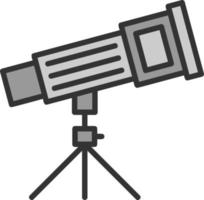Teleskop-Vektor-Icon-Design vektor