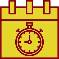 Timer-Vektor-Icon-Design vektor