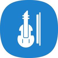 Violine-Vektor-Icon-Design vektor