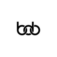 buchstaben bdo logo einfach modern sauber vektor