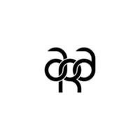brev ara logotyp enkel modern rena vektor
