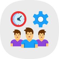 Teamwork-Vektor-Icon-Design vektor