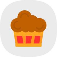 Cupcake-Vektor-Icon-Design vektor