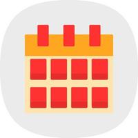 Äthiopischer Kalender-Vektor-Icon-Design vektor