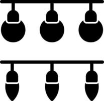 Neujahr beleuchtet Vektor-Icon-Design vektor