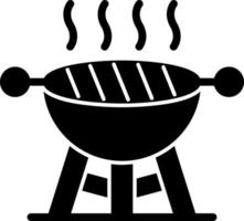 Grill-Vektor-Icon-Design vektor