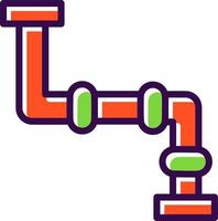 Pipeline-Vektor-Icon-Design vektor