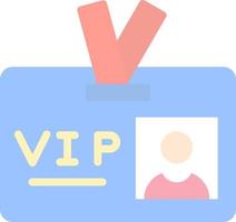 VIP-Pass-Vektor-Icon-Design vektor