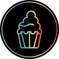 Cupcake-Vektor-Icon-Design vektor