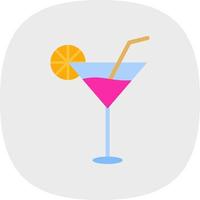 Cocktail-Vektor-Icon-Design vektor