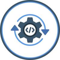 kontinuerlig integration vektor ikon design