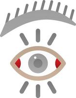 Augenbrauen-Vektor-Icon-Design vektor