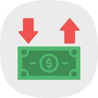 Cashflow-Vektor-Icon-Design vektor