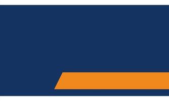 Das blaue und orangefarbene Design-Vektor-Hintergrundbild ist perfekt für die Geschäftspräsentation vektor