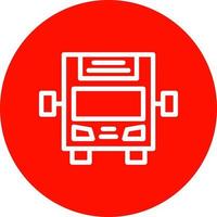 Bus-Display-Vektor-Icon-Design vektor