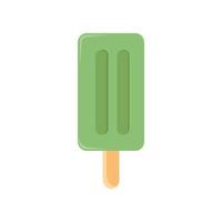 Matcha-Eis-Symbol isolierter Vektor für Aufkleber, Postkarten, Notizbuch.