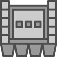 Kino-Werbevektor-Icon-Design vektor