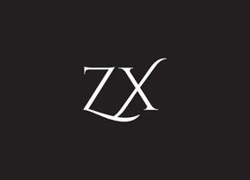 zx logotyp design vektor
