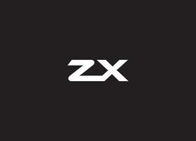 zx logotyp design vektor