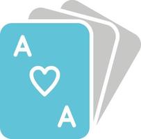 poker spel vektor ikon