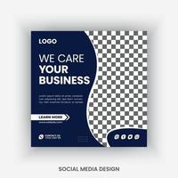 Business-Social-Media-Post-Design-Vorlage vektor