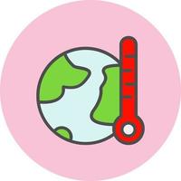 global uppvärmningen vektor ikon design