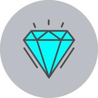 Diamant-Vektor-Symbol vektor