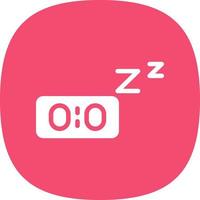 Snooze-Vektor-Icon-Design vektor