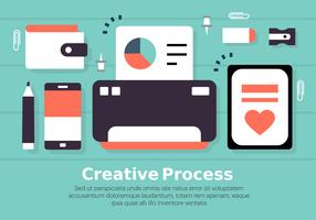 Gratis Flat Digital Marketing Concept Vector