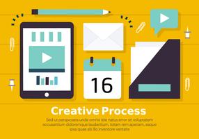 Gratis Flat Digital Marketing Concept Vector