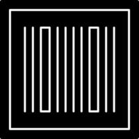 Barcode-Vektor-Icon-Design vektor