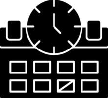 Deadline-Vektor-Icon-Design vektor