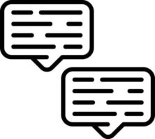 konversation vektor ikon design