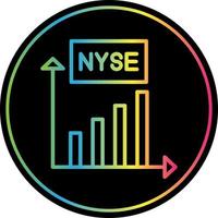 Nyse-Vektor-Icon-Design vektor