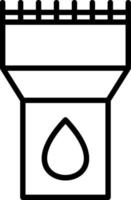 Wasserturm-Vektor-Icon-Design vektor