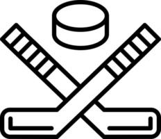 Eishockey-Vektor-Icon-Design vektor