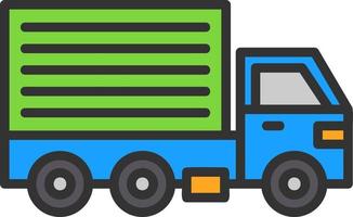 Fracht-LKW-Vektor-Icon-Design vektor