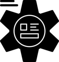 Anzeigenoptimierungs-Vektor-Icon-Design vektor