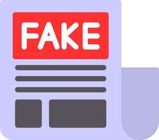 Fake-News-Vektor-Icon-Design vektor