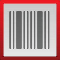 Barcode-Vektor-Icon-Design vektor