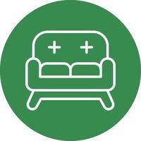 Sofa-Vektor-Icon-Design vektor