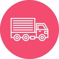 Fracht-LKW-Vektor-Icon-Design vektor