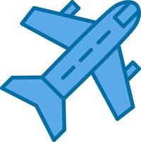 Flugzeug-Vektor-Icon-Design vektor