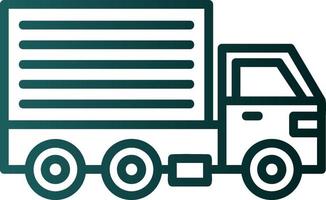 Fracht-LKW-Vektor-Icon-Design vektor