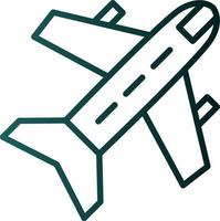 Flugzeug-Vektor-Icon-Design vektor