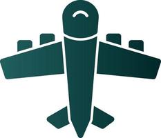 Flugzeug-Vektor-Icon-Design vektor